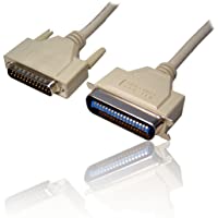 CDL Micro 2 m Cable Paralelo de Impresora Macho a Macho de 36 IEEE-1284 25